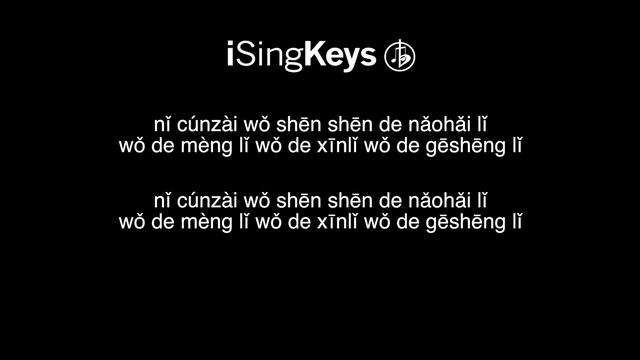 You Exist In My Song - Wanting - Piano Karaoke Instrumental - Original Key