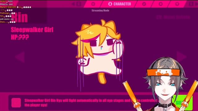 Миста реагирует на персонажей Muse Dash