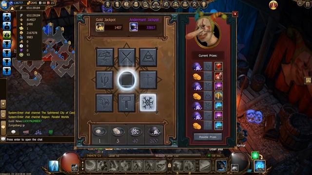 Drakensang online: Gambling 100k ander