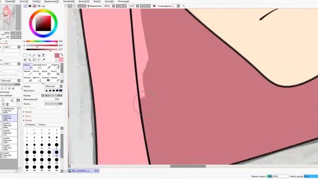 Speedpaint (Paint Tool SAI) /girl with a bow/