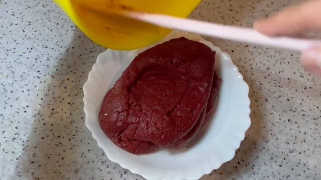 Мраморное печенье 🍪 Красный бархат