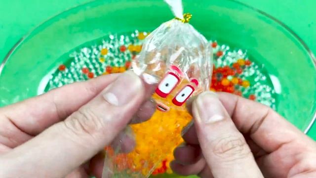 Numberblocks - Relaxing Mini Orbeez With Piping Bags Colorful | Satisfying Video Orbeez, ASMR