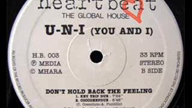 U-N-I (You And I)   Don't hold back the feeling   (Cocodeepdub) 1992.wmv