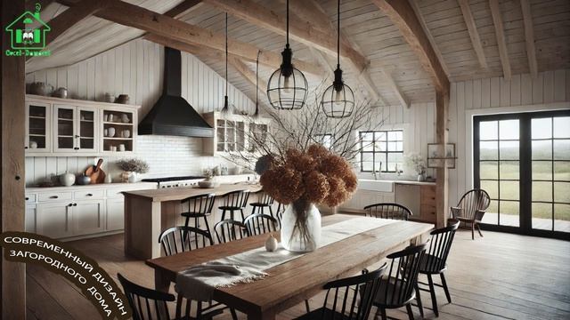 Современный дизайн загородного дома простой и комфортный  🏡💺🛋️ (4)