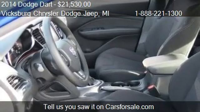 2014 Dodge Dart SXT for sale in Vicksburg MI 49097 at the V
