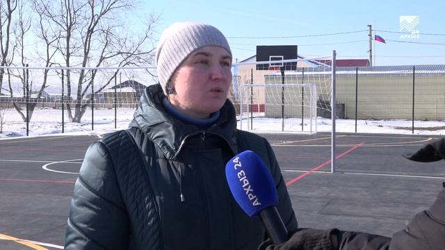 Спортплощадка в Привольном (19.02.2025)
