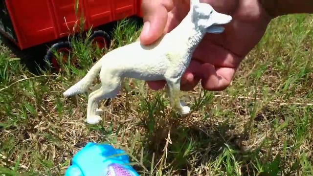 Truk Oleng Angkut Induk dan Anak Gajah Sapi Kelinci Kambing Gorila Bebek Ayam Anjing Dinosaurus Pau