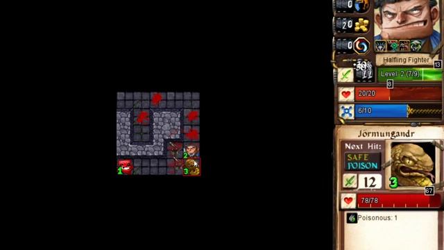 Desktop Dungeons Extreme Edition - Hello, halflings "Intro to halflings" (Medium)