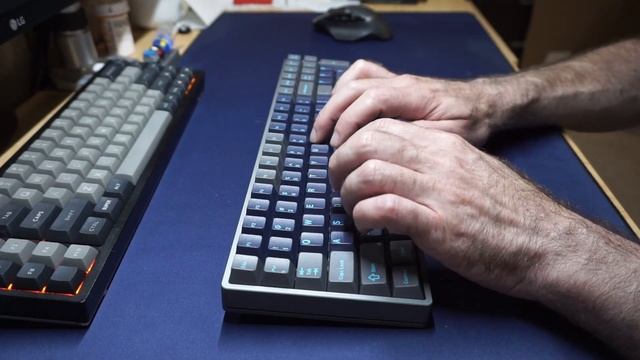Typing Sounds - Hako Violets, Carbon Fiber Plate [Aurora 96]