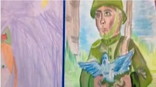 Выставка рисунков "Аты-баты, шли солдаты"