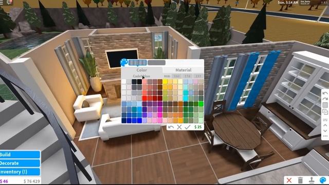 Lake side Family Home 155k | BLOXBURG Speed Build