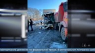 18.02.2025 Дорожный затор образовался из-за массового ДТП на въезде в Долинск
