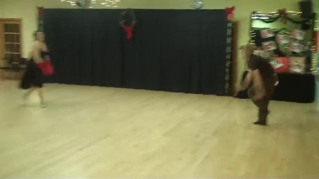 Mrs. Siewert and Mr. Nikolay dancing Mambo
