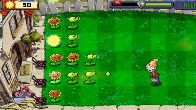 Plants Vs Zombies Level 4