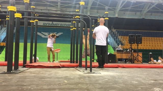 1/2 Final Valery Kishchenko vs Voronov Yakov  Street Workout World Cup 2016