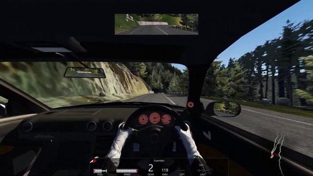 Assetto Corsa Transfagarasan downhill Nissan Silvia S15 RB26