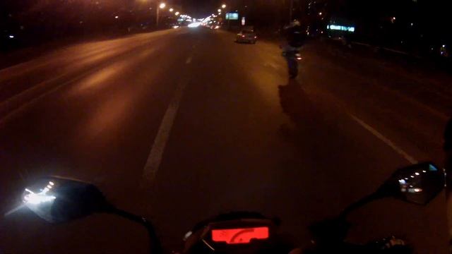 Вилли на мотарде