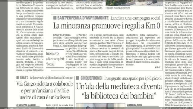 RASSEGNA STAMPA DEL 15/12/2022