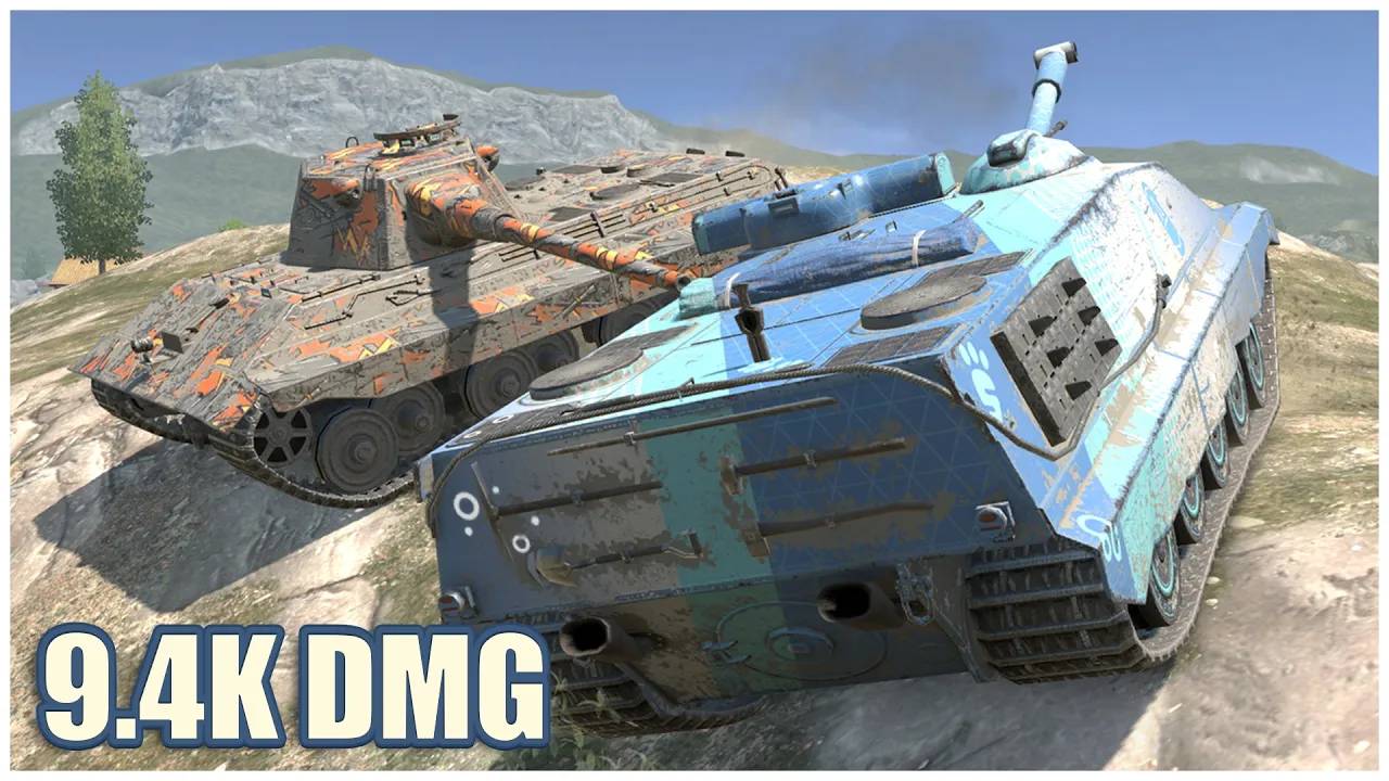 E 50 Ausf. M 9.4К УРОНА 6 ФРАГОВ Tanks blitz