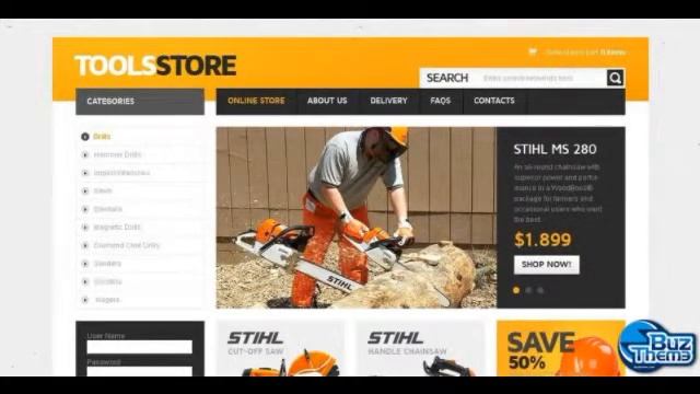 Download Tools Store VirtueMart Template by  Hermes TM