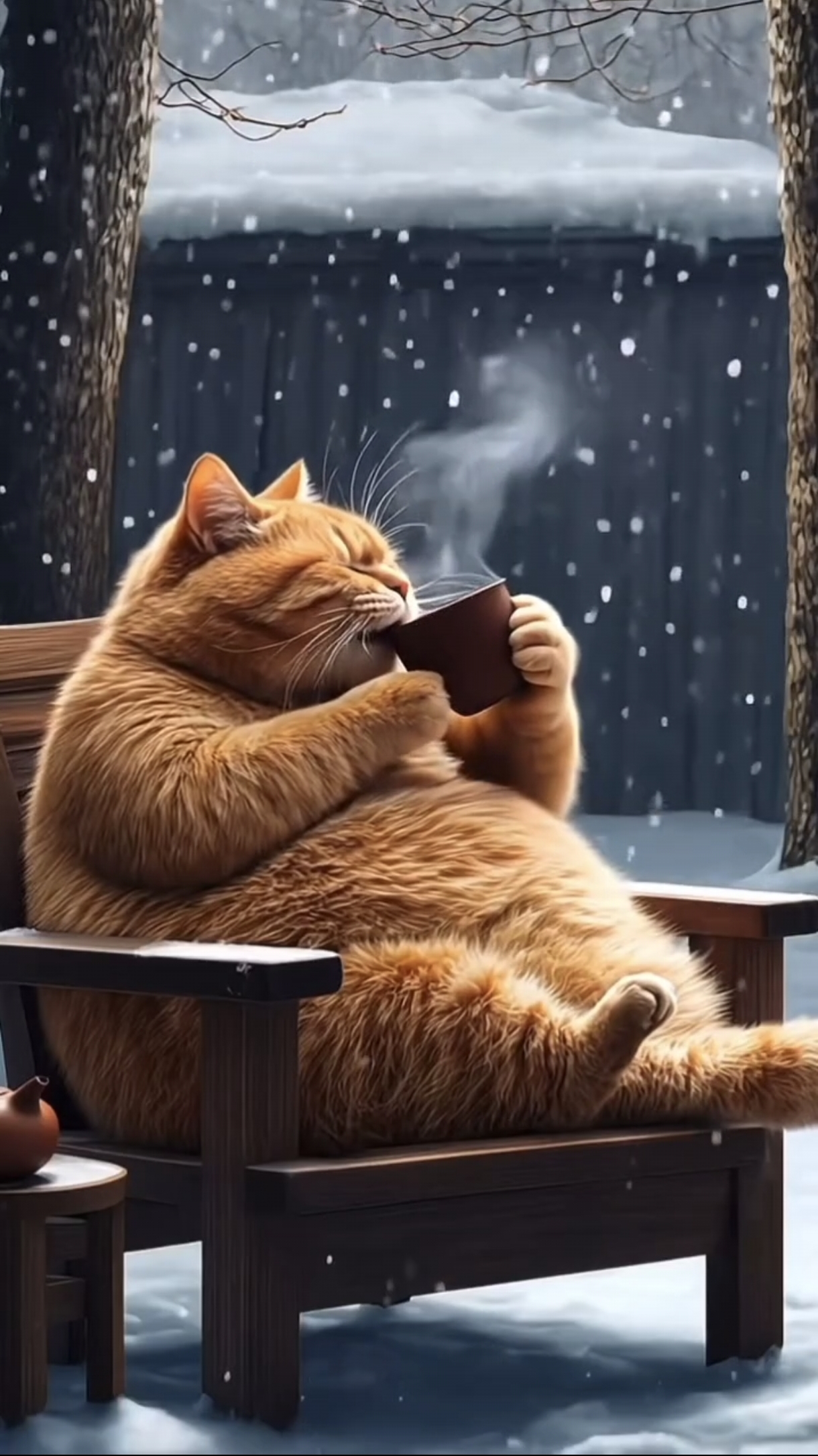 Котейко на отдыхе, 1