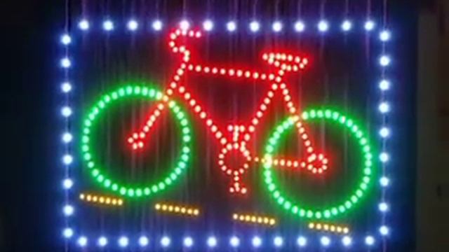 Montreal Enseigne LED Light Sign panel box  Velos