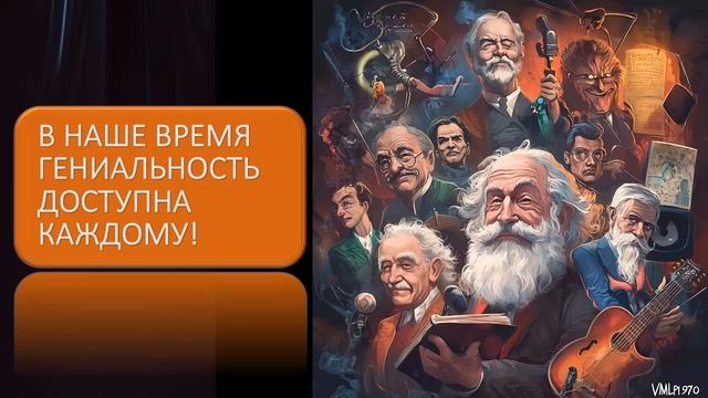 В наше время гениальность доступна каждому