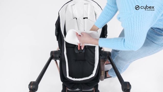 Как прикрепить мягкую детскую кроватку Platinum Lite Cot MIOS CYBEX