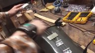 VOODOO CHILE on the 3-String Shovel Guitar _ Box Cutter Slide Guitar