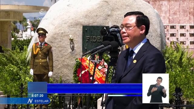 Visitó Santiago de Cuba presidente del parlamento de Vietnam