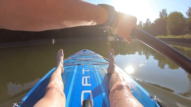 Сапборд-каяк Myboat sup/Зеленоград/Большой и малый городской пруд