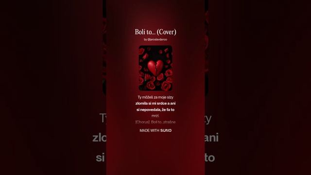 Bolí to... (Cover)