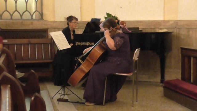 Antonella Daisy Basili violoncello/Santina Amici pianoforte A. Nolck: Musette