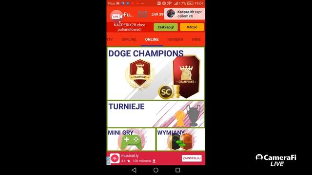 ROZDAJE TOTY  DogeFut 18