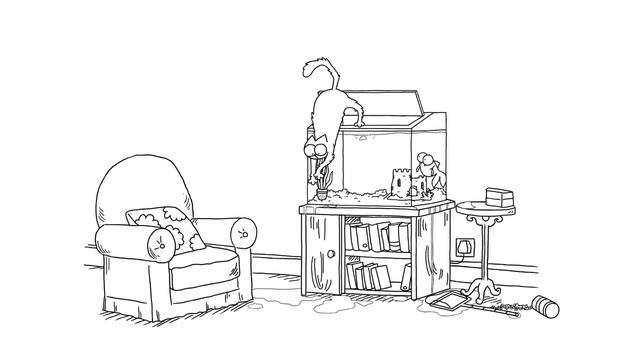 Кот Саймона- рыбалка. Серия 55