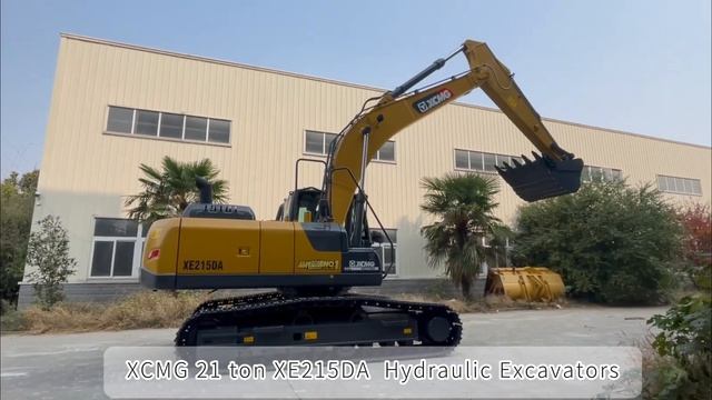 Operatation of Excavators | XCMG 21 tons Hydraulic Excavator XE215DA, NEW DELIVERY