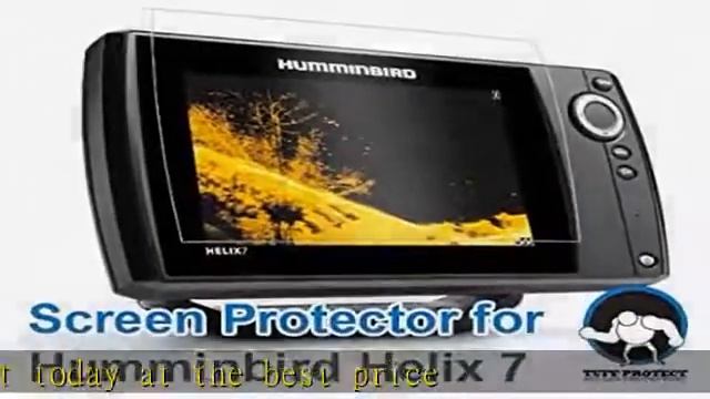 Tuff Protect Clear Screen Protectors for Humminbird Helix 7 Fish Finder Screen