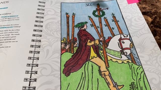 CONNECTING WITH THE TAROT -  6 OF WANDS