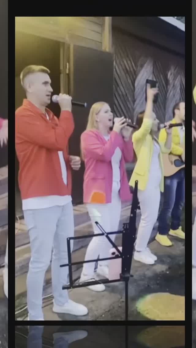 В работе