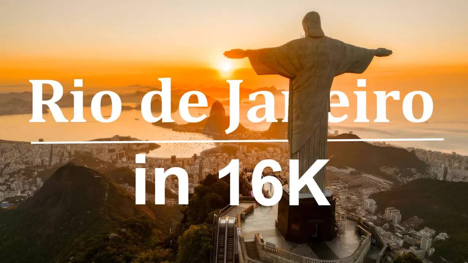 Rio de Janeiro in ULTRA HD - World Largest Art Deco Statue