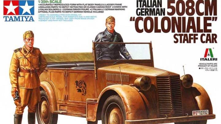 Распаковка Tamiya 1 35 37014 ItalianGerman 508CM Coloniale Staff Car