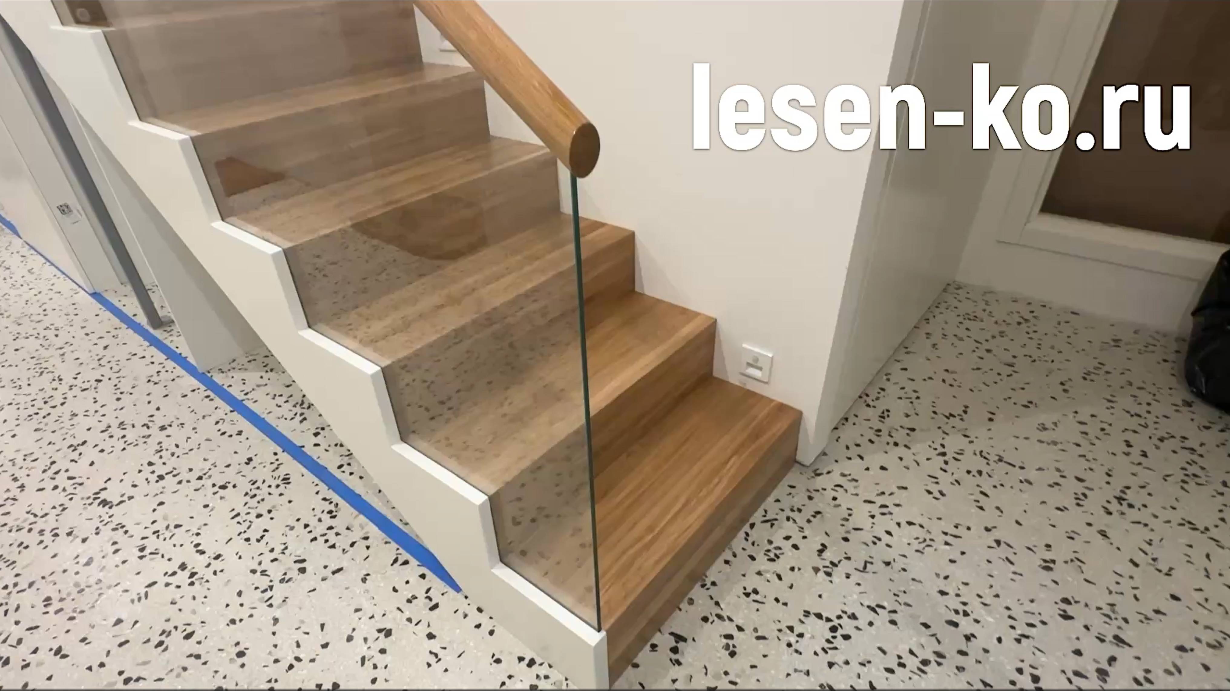 Облицовка металлической лестницы МЛ-30-17