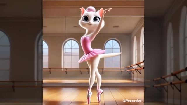 Красотка танцует балет