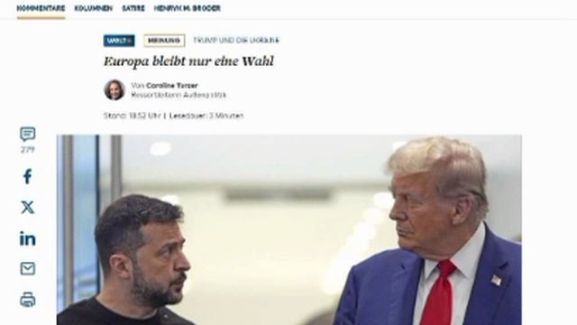 ⚡️Welt: США под руководством Трампа фактически разорвали альянс с Украиной.