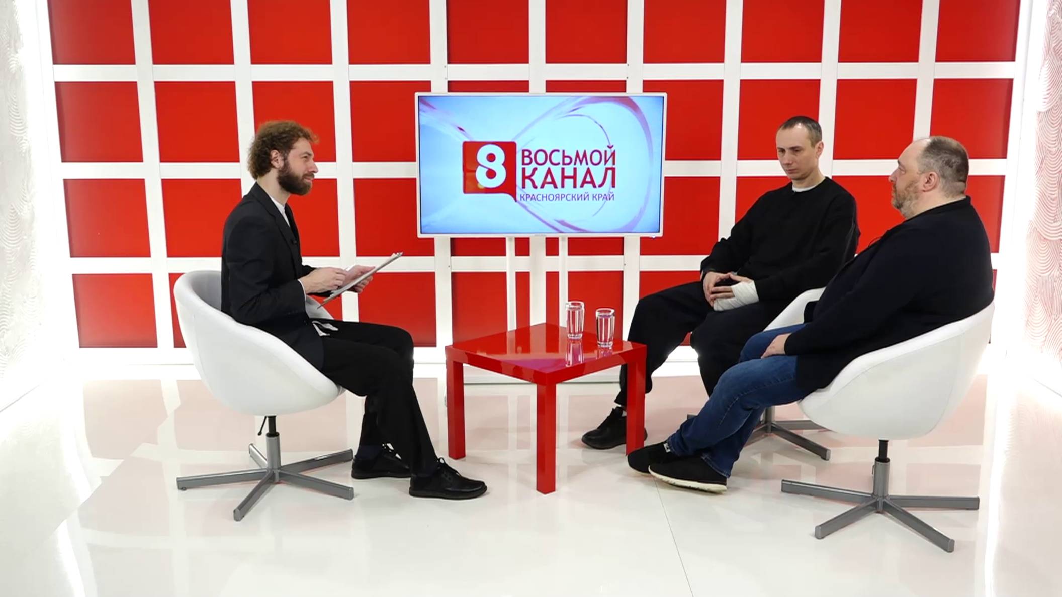Интервью на 8 канале. Артур Лукава, Валерий Бурдик, Артём Игнатьев.
