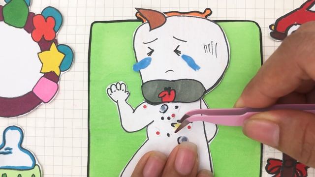 [💸Paperdiy💸] POP THE PIMPLES 👶 Baby Boss care tips 놀이 종이 | Paper Stories