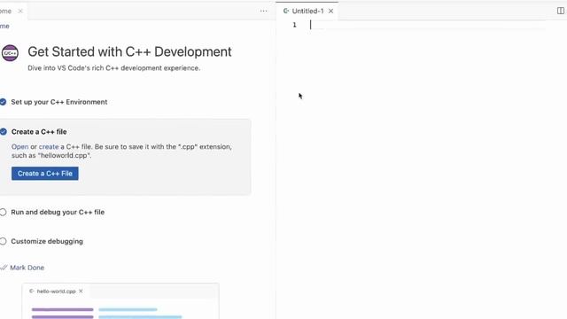 Использование C ++  ( в GNU / Linux ,  GNU / Hurd,  Mac OS, Unix , *BSD,  Solaris ) в VS Code