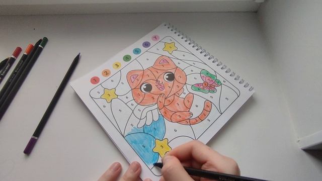 Раскраски по номерам