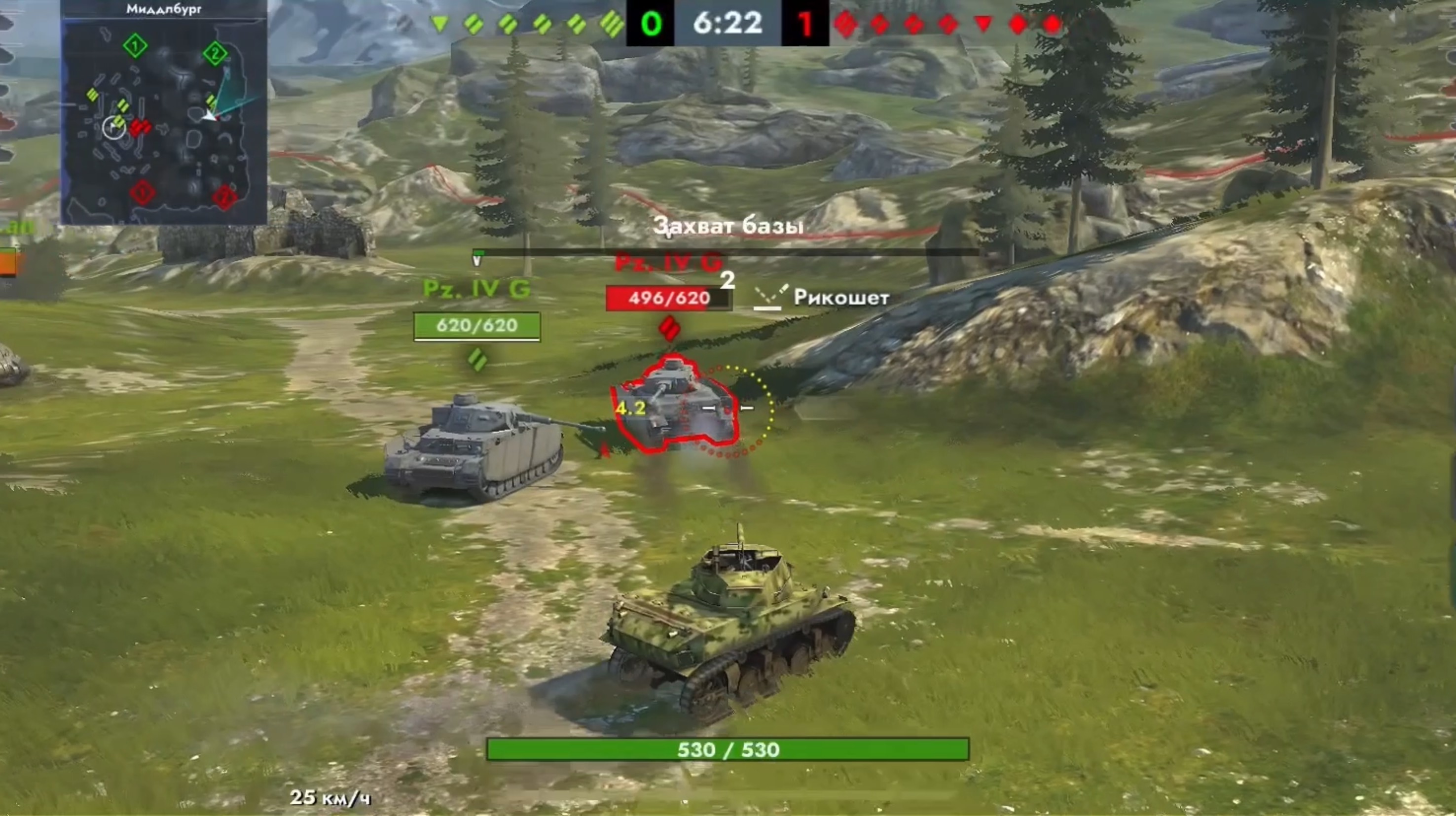 Tanks Blitz мастер на Американской самоходке М8А1