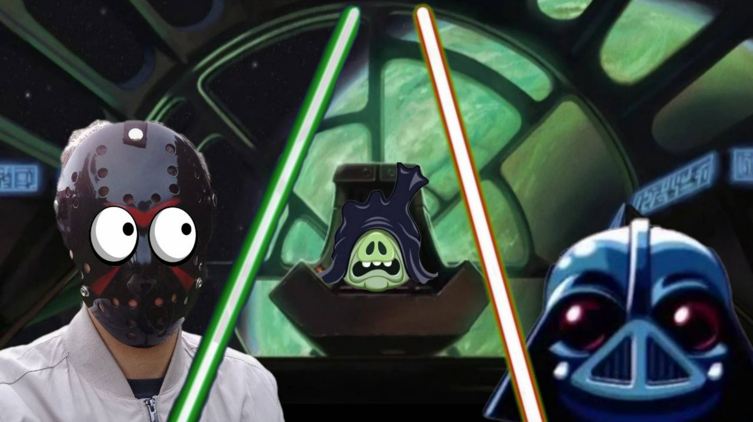 Встретили императора. Angry birds Star wars: финал.